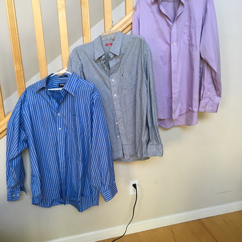 3 men’s shirts for $6